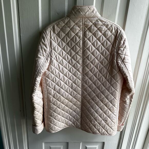 Ralph Lauren Black Label Blush Pink Quilted Fleece Lined Jacket - Picture 6 of 9